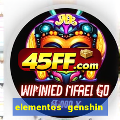 elementos genshin impact fraquezas